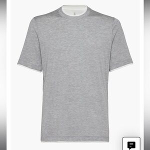 Brunello Cucinelli Classic Gray Men's T-Shirt
